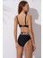 Yüksek Bel Toparlayıcı Balenli Bikini Takımı 2
