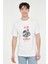 Ml Latne 11Es-Slg-106 4Fx Beyaz Erkek Kısa Kol T-Shirt 1
