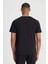 Bisiklet Yaka T-Shirt Siyah Erkek Kısa Kol T-Shirt 3