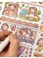 Sevimli Kız ve Tavşan Mavi Kutu Sticker Çıkartma Defter Süsleme Bullet Journal Scrapbook 4