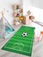 Futbol Saha Desenli Halısı Yıkanabilir Kaymaz Taban Çocuk Odası 4