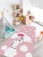 Sevimli Pegasus Halısı Yıkanabilir Kaymaz Taban Bebek ve Çocuk Odası 1