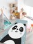 Sevimli Panda Halısı Yıkanabilir Kaymaz Taban Çocuk Odası 2