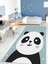 Sevimli Panda Halısı Yıkanabilir Kaymaz Taban Çocuk Odası 3