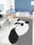 Sevimli Panda Halısı Yıkanabilir Kaymaz Taban Bebek ve Çocuk Odası 3