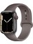 CaseWorld Apple Watch 2/ 3/ 4/ 5/ 6/ 7/ 8/ Se Uyumlu Kayış 38/ 40/ 41mm Yumuşak Renkli Silikon Large Kordon - Kakao 1
