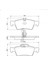 Fren Balatasi Arka Mercedes-Benz E Serisi E 200 Kompressor 02-08, E 200 Ngt 04-08, E 230 07-08, E 230 07-08, E 240 02-08, E 280 05-08, E 320 02-08, E 350 05-08, E 500 06-08, E 200-220 Cdi 02-08 18051 1