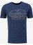 Bisiklet Yaka Indigo Erkek T-Shirt 232 Lcm 242025 Bernt Indıgo 1