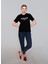 O Yaka Baskılı Siyah Kadın T-Shirt 242 Lcf 242022 Sany Siyah 1