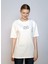 O Yaka Baskılı Ekru Kadın T-Shirt 242 Lcf 242011 Lades Ekru 2