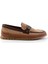 Vizon Kahve Hakiki Deri Erkek Loafer Ayakkabı E01798105103 1