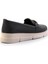 Siyah Kadın Loafer Ayakkabı K01621060509 4