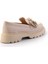 Bej Kumaş Kadın Loafer Ayakkabı K01246170804 4
