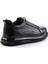 Siyah Hakiki Deri Erkek Sneaker E01398202803 3
