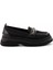 Siyah Triko Kadın Loafer Ayakkabı K01474200882 2