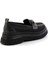 Siyah Triko Kadın Loafer Ayakkabı K01474200882 4