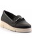 Siyah Kadın Loafer Ayakkabı K01621060509 3