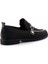 Siyah Triko Kadın Loafer Ayakkabı K01225020282 4