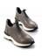 Gri Hakiki Deri Erkek Sneaker E01585729203 1