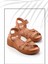 Taba Hakiki Deri Kadın Sandalet K05763092603 1