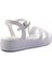 Beyaz Kadın Sandalet K05823023109 3