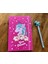 Princess Flamingo Temalı Defter ve Jel Kalem Seti 2