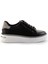 Siyah Platin Simli Kadın Sneaker K01377023609 1