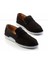 Siyah Nubuk Hakiki Deri Erkek Loafer Ayakkabı E01304412201 1