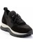 Siyah Süet Hakiki Deri Kadın Sneaker K01673120002 2