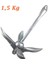 Tekne ve Bot Çapası Şemsiye Çıpa Galvanizli 1.5 KG 1
