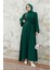 Viona Taşlı Abaya - Zümrüt 1