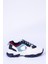 Tracky Beyaz Lacivert Kadın Spor Ayakkabısı Sneaker 1