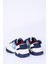 Tracky Beyaz Lacivert Kadın Spor Ayakkabısı Sneaker 4