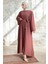 Lena Işleme Detaylı Abaya - Gül Kurusu 5