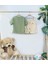 Erkek Çocuk Cep Detaylı Haki T-Shirt ve Krem Şort Takım 2