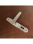 Kaira Inox Zamak Aynalı Yale Çelik Kapı Kolu 1 Takım 1
