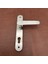 Kaira Inox Zamak Aynalı Yale Çelik Kapı Kolu 1 Takım 2