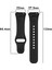 Xiaomi Redmi Watch 3 Active ve Watch 3 Lite Uyumlu Akıllı Saat Bileklik Silikon Kordon 5