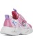 Günlük Kız Çocuk Sneaker Lastik Bağcıklı Hologram Cırtlı Hafif Hello Kitty Nefes Alabilen Ayakkabı 2014 4