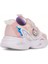 Günlük Kız Çocuk Sneaker Lastik Bağcıklı Hologram Cırtlı Hafif Hello Kitty Nefes Alabilen Ayakkabı 2014 3