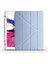 Apple iPad 9. Nesil 10.2 Inc (2021) Yatay ve Dikey Standlı Antişok Köşe Korumalı Kalemlikli Origami Slikon Kılıf A2602 A2604 A2603 A2605 2