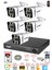 5 Kameralı Full Hd Gece Renkli - Su Geçirmez Ultra LED Güvenlik Kamerası Seti 500 GB 1