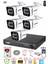 5 Kameralı Full Hd Gece Renkli - Su Geçirmez Ultra LED Güvenlik Kamerası Seti 500 GB 2
