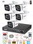 5 Kameralı Full Hd Gece Renkli - Su Geçirmez Ultra LED Güvenlik Kamerası Seti 1 Tb 2