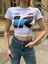 1r Baskılı Crop T-Shirt 1