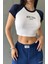 New York Baskılı Crop T-Shirt 1
