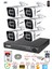 6 Kameralı Full Hd Gece Renkli - Su Geçirmez Ultra LED Güvenlik Kamerası Seti 320 GB 2