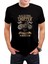 Chopper Motor Baskılı Siyah Unisex T-Shirt C296 1