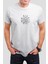 Güneş Baskılı Beyaz Unisex T-Shirt C305 1