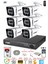 6 Kameralı Full Hd Gece Renkli - Su Geçirmez Ultra LED Güvenlik Kamerası Seti 500 GB 2